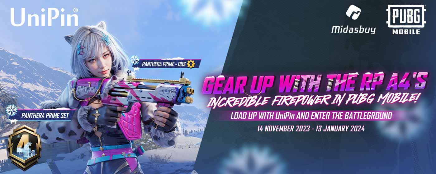 Power Up Your Arsenal: UniPin Top-Up For RP A4 Exclusive Firearms! (MY)